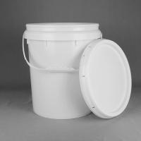 China ISO9001 Standard 22 Liter Round Large Plastic Water Bucket With Lid on sale