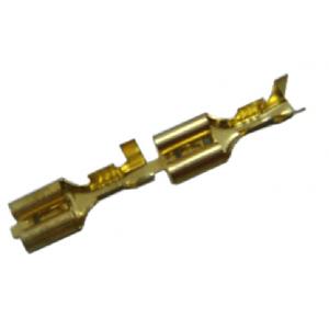 Polishing Metal Stamping Parts Golden Brass Female Terminals for Car