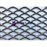 Heavy Duty Carbon Steel Expanded Metal Mesh / Architectural Metal Mesh Fabric