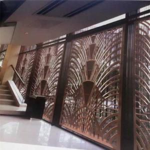 China CNC laser cutting panel screen metal decoration material for luxury architectural and interior projects wholesale