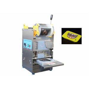 China Portable Top Tray Sealing Machine Type Cup Manual Food Tray Sealer supplier