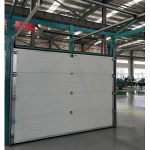 Flat Or Contoured Panel Insulated Sectional Doors Industrial Warehouse Overhead Vertical Lifting