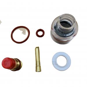 WP-9/20/25 Series Upper TIG Welding Torch Gas Lens 10 Glass Pyre Cup Kit for Large Kit