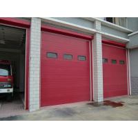 China Fire Station Insulated Sectional Overhead Doors  IP 54 Protection Class on sale