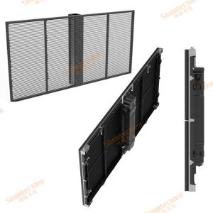 China Verre transparent Mesh Display LED de mur visuel d'intérieur de HD IP31 supplier
