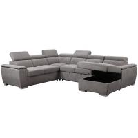 China Home Furniture Fabric Sectional Sleeper Sofa Practical Wear Resistant on sale