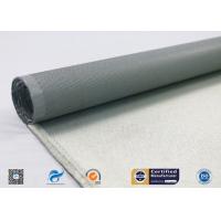 China One Side Silicone Coated Glass Cloth , 100g E Glass Silicone Coated Polyester Fabric on sale