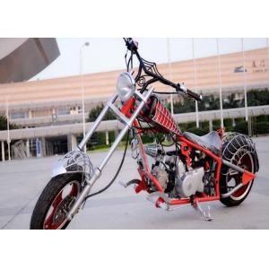 Spiderman Style 50cc Street Legal Motorcycle , Custom Harley Choppers 12V Battery 3L Tank