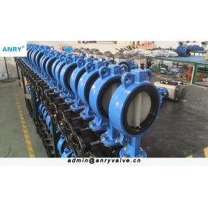 Wafer or Lug Type Casted Iron Body EPDM Rubber Seat Butterfly Valve