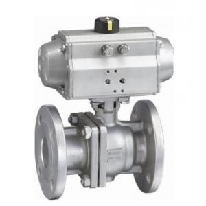 China ANSI 150LB ASME B16 34 Flange End Ball Valve , Lockable 4 Hydraulic Actuated Ball Valve supplier