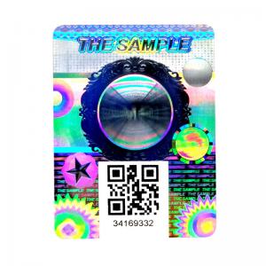 Electronics Anti Counterfeit Label With QR Code Waterproof