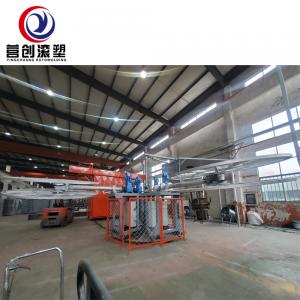 Electric Power Source Rotary Rotational Molding Machine for OEM Shape Production