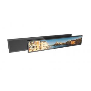 Ultra Wide Stretched Bar LCD Monitor Android 23.4 Inch Shelf Video Strip High Resolution
