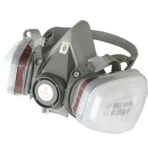 Puda gas mask Gas mask, with double filter box model 410