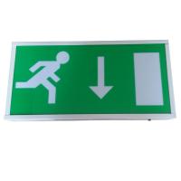 China IP20 Maintained LED Emergency Light Fire Exit Signs With PC Diffuser on sale