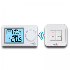 China OCSTAT Internal Sensor Wireless Room Thermostat LCD Display With RF Connect supplier