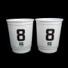 China Beverage 20 Oz Disposable Coffee Cups With Lids Food Grade Ink Boba Tea Shops wholesale
