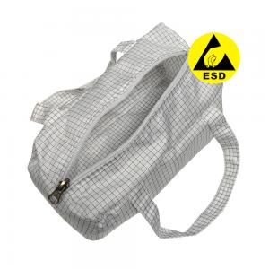 China Dust Free Antistatic 5cm Gird Small Parts Handbag Tool Bag Cleanroom Use supplier