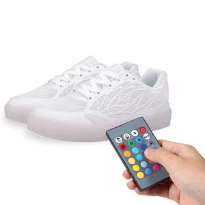 China Rainbow Light Up Dance Shoes , App Control Light Up Sneakers For Adults supplier