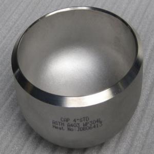 China Asme B16.9 Stainless Steel Pipe Fittings Cap Buttweld 24 Inch supplier
