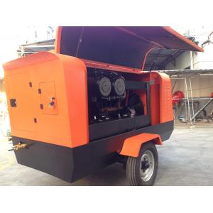 China No Noise Diesel Engine Driven Portable Air Compressor 360Cfm 100Psi For Jack Hammer supplier