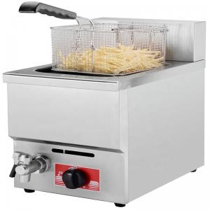 350*500*515mm 12L Gas Plastic Deep Fryer with Basket Made of Stainless Steel 201/304