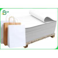 China 80gsm - 120gsm A0 A1 Size Printable White Shopping Paper Bag Kraft Paper on sale