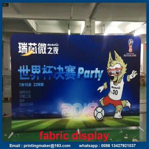 Stretch Trade Show Tension Fabric Displays with Dye Sublimation Printing