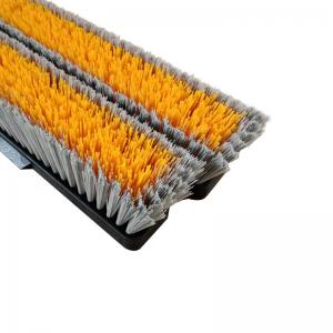 Heavy Duty Outdoor Sweeping Broom Wide Industrial Sweeping Brush With Stiff Bristles