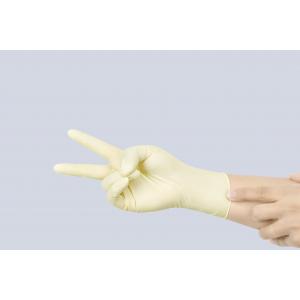 White Household Latex Gloves , Latex Examination Glove Powder Free