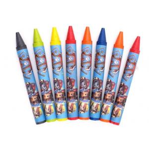 24 PCS 88x8mm factory custom printing best selling cheap crayon/ 24 PCS Eco-friendly colorful 88x8mm Normal wax crayon