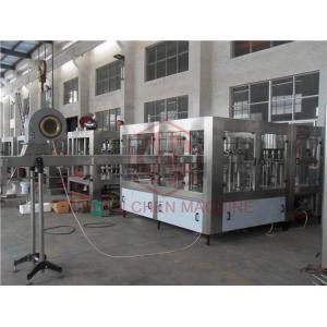 China Counter Pressure CSD Carbonated Drink Filling Machine / Soft Drink Bottling Equipment supplier