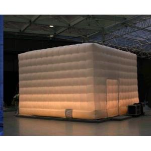 China Advertising Inflatable Buildings , Emergency Shelter With Lighting Inflatable supplier