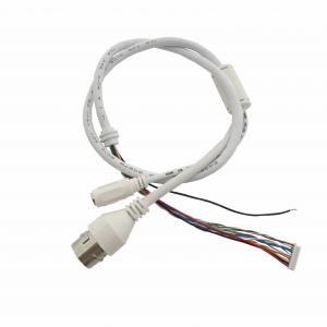 MX1.25 10 Pin IP Camera Cable RJ45 Chassis DC*5.5*2.1 IP Camera Tail Cable 011