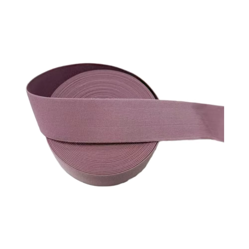 China Polyester Elastic For Women Shoe High Elasticity Woven Strong Colored Elastic Strap wholesale