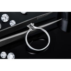 9K Gold Jewelry Minimalist Designs Moissanite 925 Silver Ring