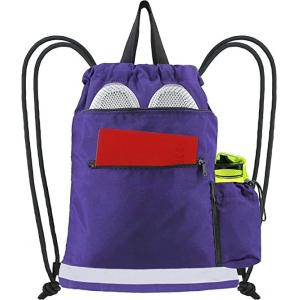 Shockproof Drawstring Bag Backpack Gym Sports Bag For Swim Women Men