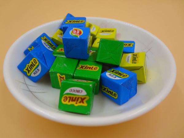 Grande Sugar Cubes/alimentos de petisco verdes de sentimento friáveis dados