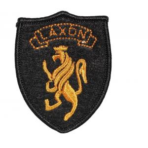 Flat Background Military Embroidery Patch Merrow Border Custom Velcro Patches