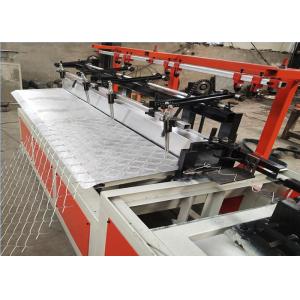China Único elo de corrente automático completo Mesh Machine do fio, Diamond Mesh Making Machine supplier