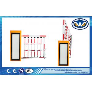 China Advertising Car Park Barriers Airborne Remote Control DC Motor Parking Barrier Gate supplier