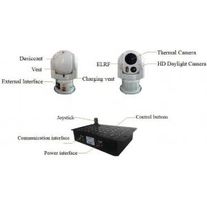 15W DC12V EO IR Long Range Surveillance System 1920x1080 With Thermal Camera