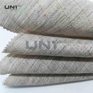 China natural / black / white heavy weight interfacing cloth for men‘s suit  with good resistance supplier