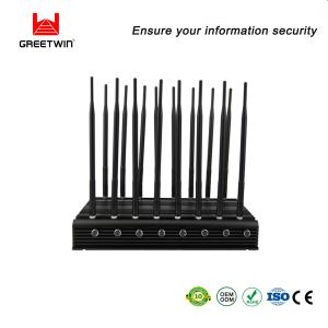 China 40m GSM Mobile Phone Signal Jammer 16 Antennas 2G 3G 4G 5G supplier