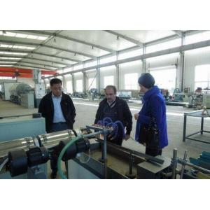 Sprial Wrapping Band plastic extruder machine , Electrical Wire Sleeves Plastic Production Line