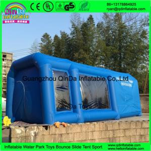 China QinDa inflatable paint booth,inflatable spray booth,inflatable car spray/paint tent for sale supplier