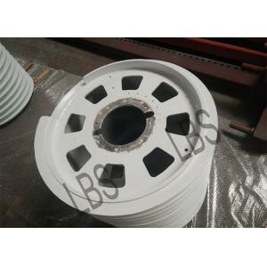 Silver Wire Rope Drum Spray Zinc Primer Finished For Lifting And Crane