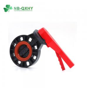China CPVC UPVC Pph Wafer Flanged Butterfly Valve for Chemical and Industrial Applications supplier