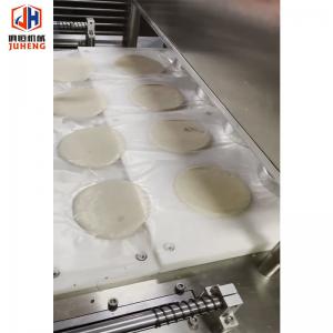 4200pcs/H Automatic Chinese Meat Pie Production Line Make Up Line Bread Pressing Machine