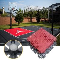 China Basketball Court And Pickleball Court Flooring Interlocking Outdoor Sport Tiles on sale